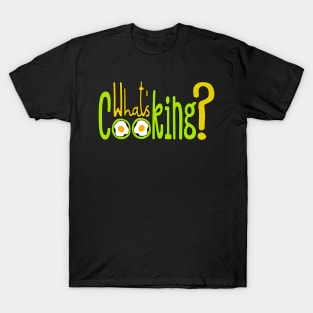Pretty yellow and green check pattern for apparel and home decor items plus a cute sticker set. T-Shirt